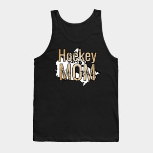 Hockey Mom with Canada and Distressed design Tank Top